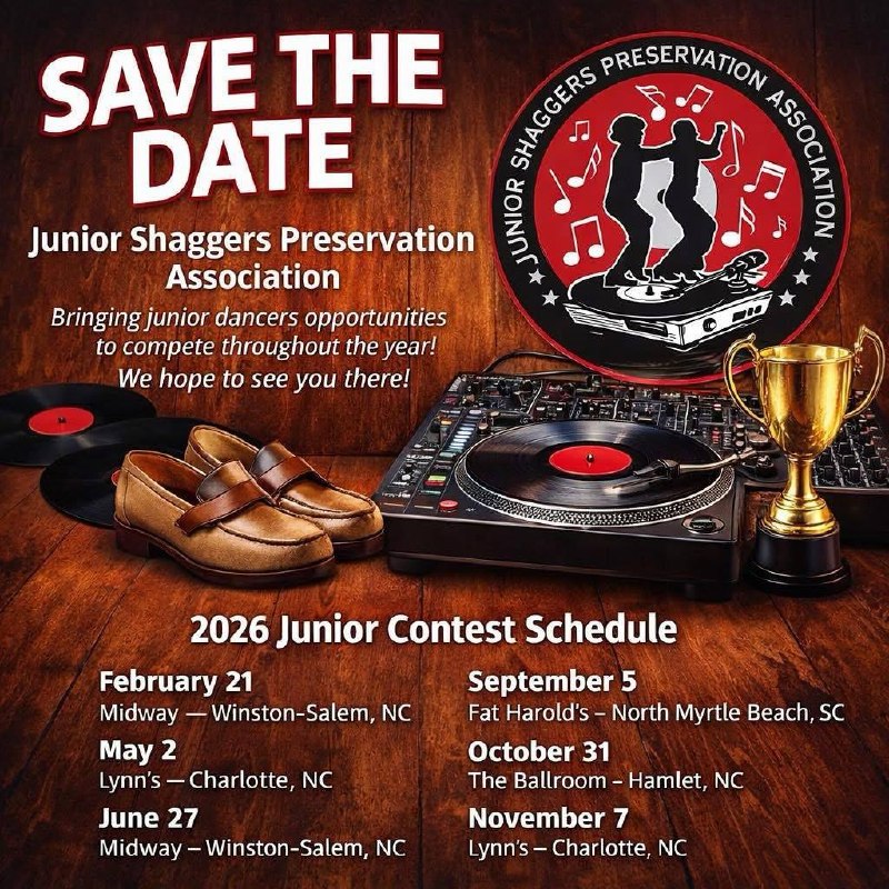 2026 Junior Contest Schedule flyer