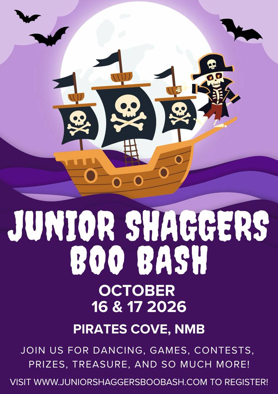 Junior Shaggers Boo Bash flyer